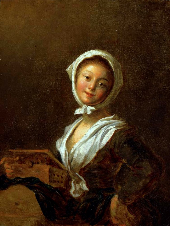 Fragonard - Girl with a Marmot, 1780