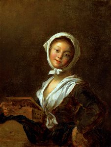 Fragonard - Girl with a Marmot, 1780