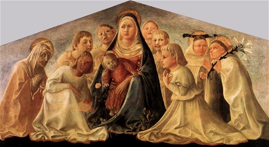 Fra Filippo Lippi - Madonna of Humility (Trivulzio Madonna) - WGA13165
