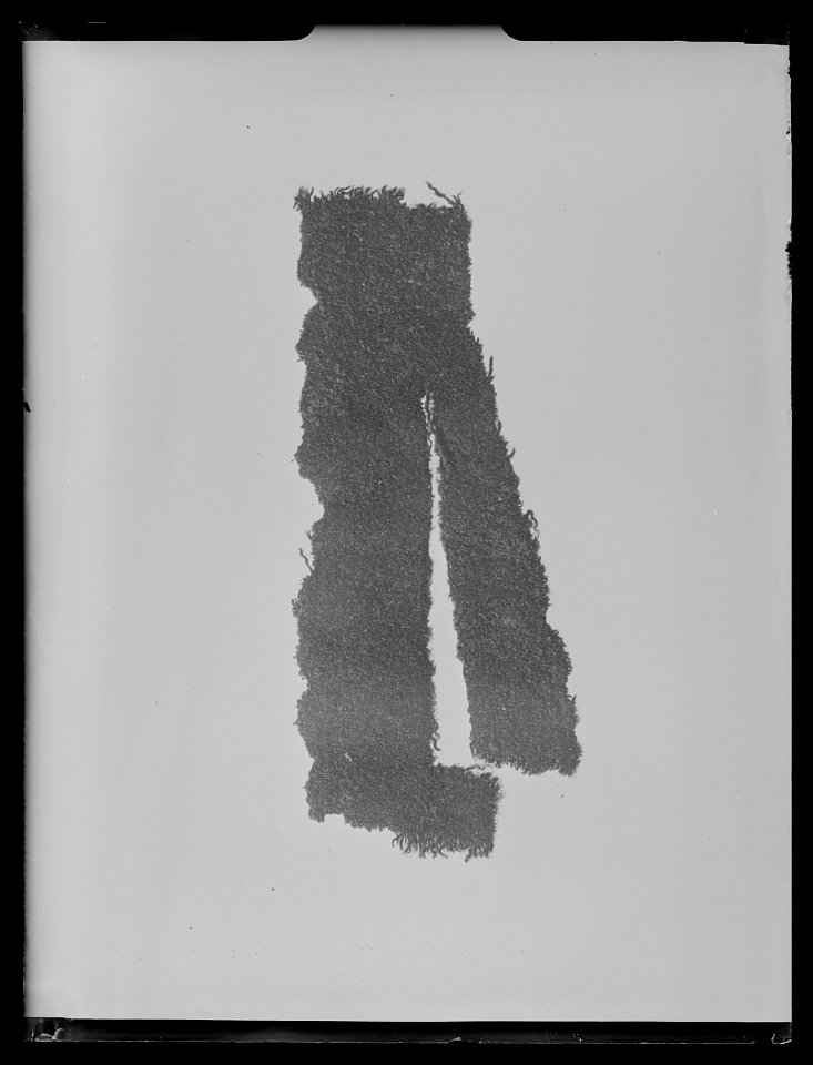 Fragment sorgkappa - Livrustkammaren - 19308