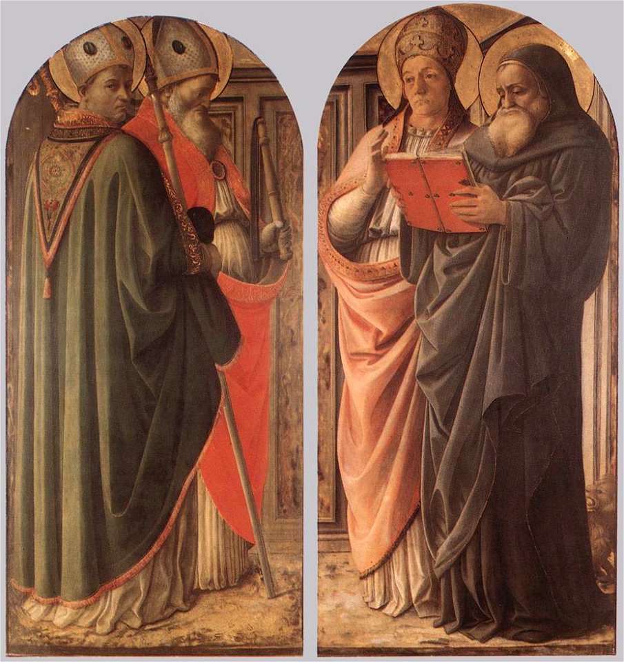 Fra Filippo Lippi - The Doctors of the Church - WGA13177