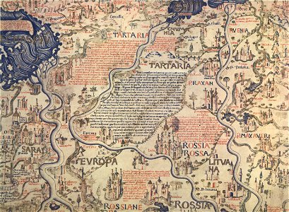 Fra Mauro World Map detail Rossia (high-resolution)