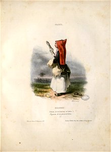 France - Bigorre - Aldeana de les (sic) contornos de Tarbes = Paysanne de la plaine de Tarbes - Fonds Ancely - B315556101 A GAVARNI 2 025
