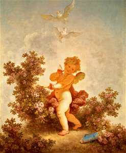Fragonard - The Progress of Love Love the Sentinel, 1790–91