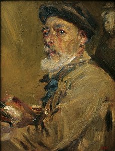 Francesc Gimeno - Self-portrait with Cap - Google Art Project