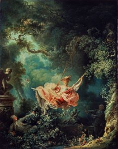 Fragonard, The Swing. Free illustration for personal and commercial use.