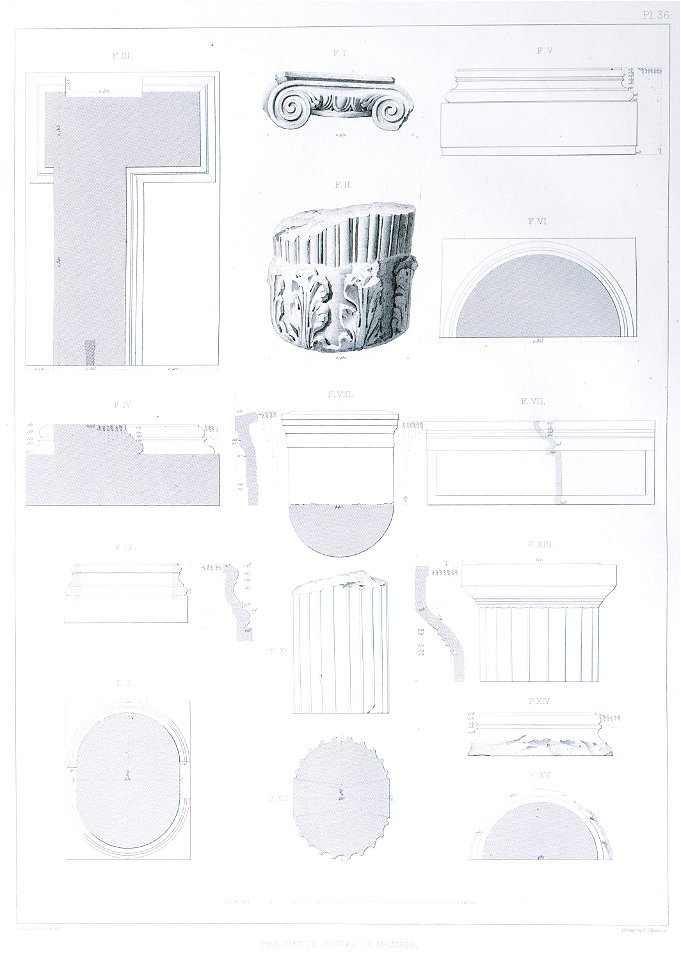Fragments divers de Messène - Blouet Guillaume-abel - 1831