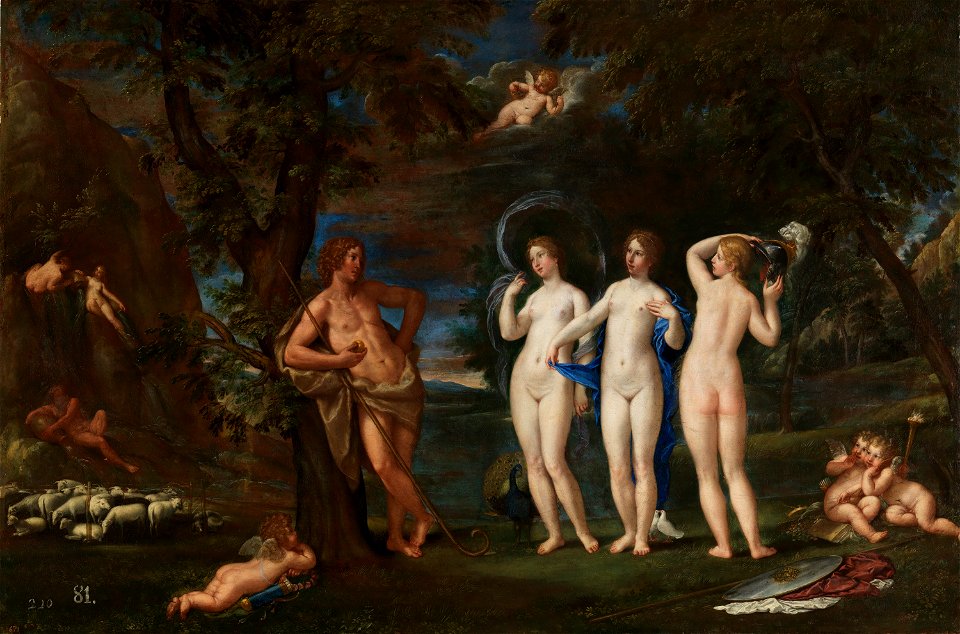 Francesco Albani - The Judgement of Paris, 1650-60