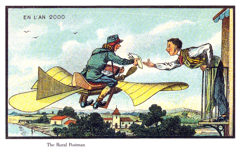 France in XXI Century. Air postman