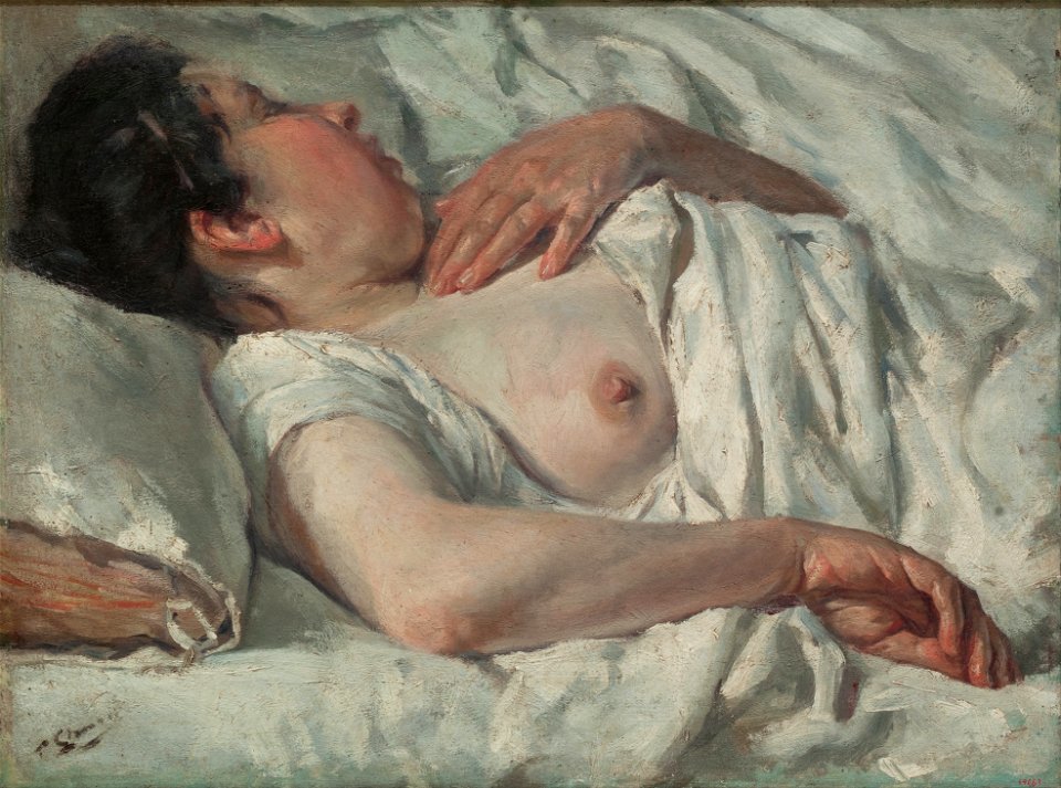 Francesc Gimeno - Woman Sleeping - Google Art Project