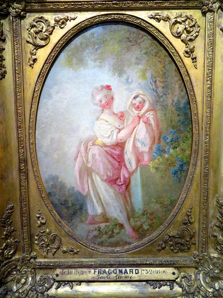 Fragonard - Jeune femme, Musée des Beaux-Arts d'Orléans