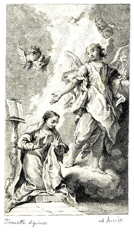 Francesco Bartolozzi - The Annunciation, after Piazzetta. 1756, 1943,0709.91