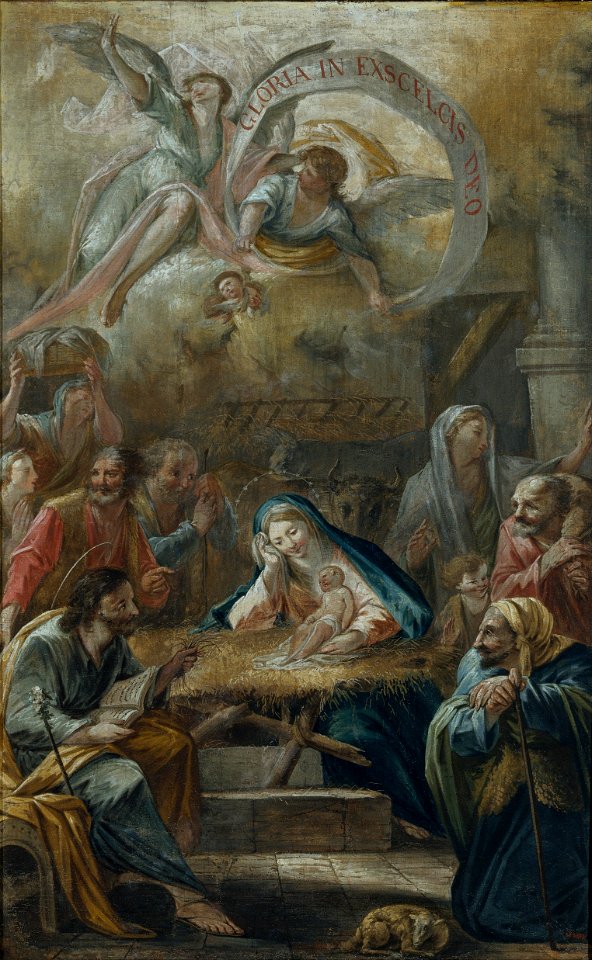 Francesc Pla Duran, 'El Vigatà' - Birth of Jesus and the Adoration of the Shepherds - Google Art Project