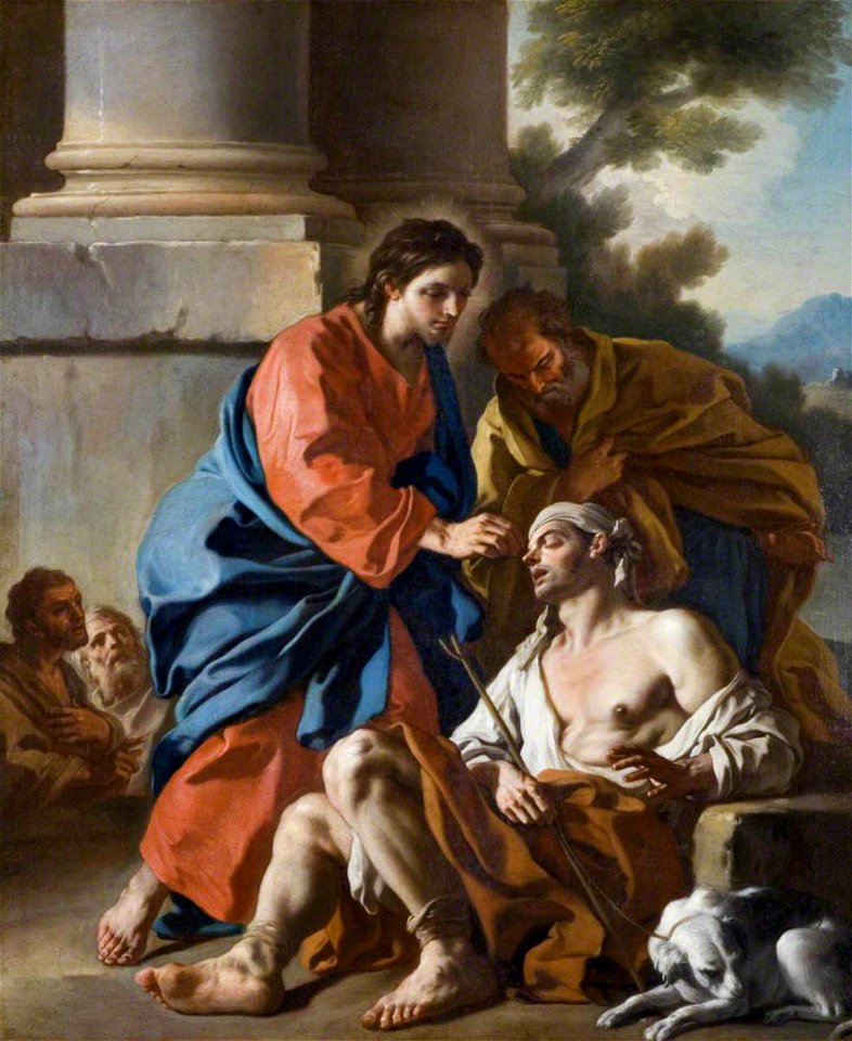Francesco de Mura (1696-1782) - Christ Healing the Blind Man - 266434 - National Trust