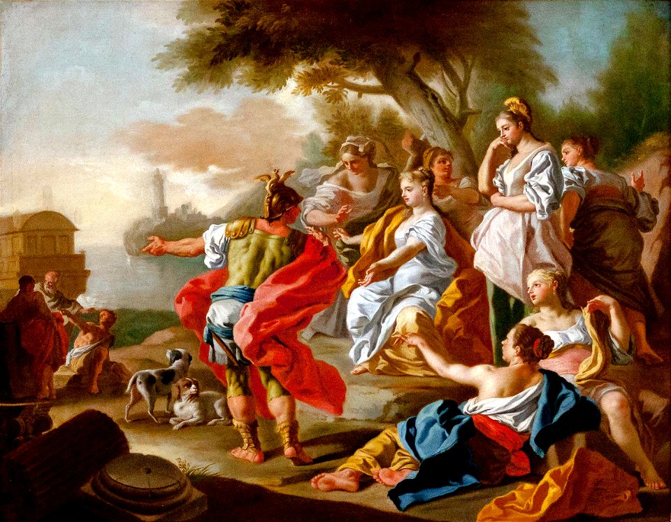 Francesco de Mura 1740c Le départ d'Énée