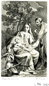 Francesco Bartolozzi - The rest on the flight into Egypt. 1756, 1943,0709.95