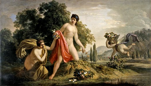 Franc Kavčič - Venera, Amor in Peristera