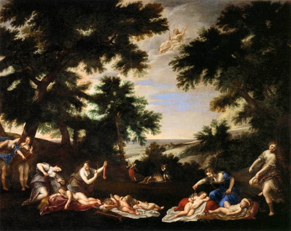 Francesco Albani - The Cupids Disarmed - WGA0113