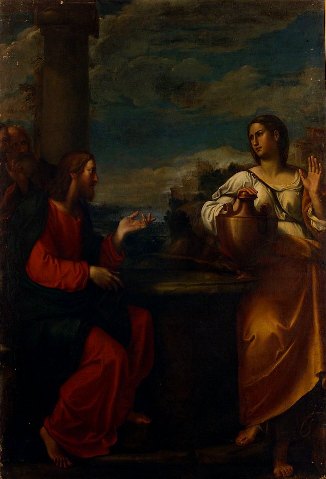 Francesco Albani - Christus und die Samariterin - GG 2698 - Kunsthistorisches Museum