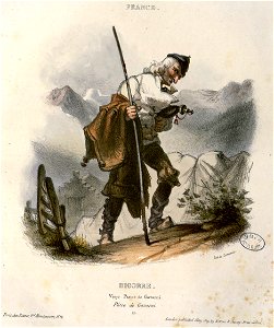 France - Bigorre - Viejo pastor de Gavarni = Pâtre de Gavarni - Fonds Ancely - B315556101 A GAVARNI 2 014