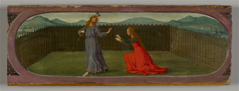 Francesco Botticini - Noli Me Tangere - 1943.232 - Yale University Art Gallery
