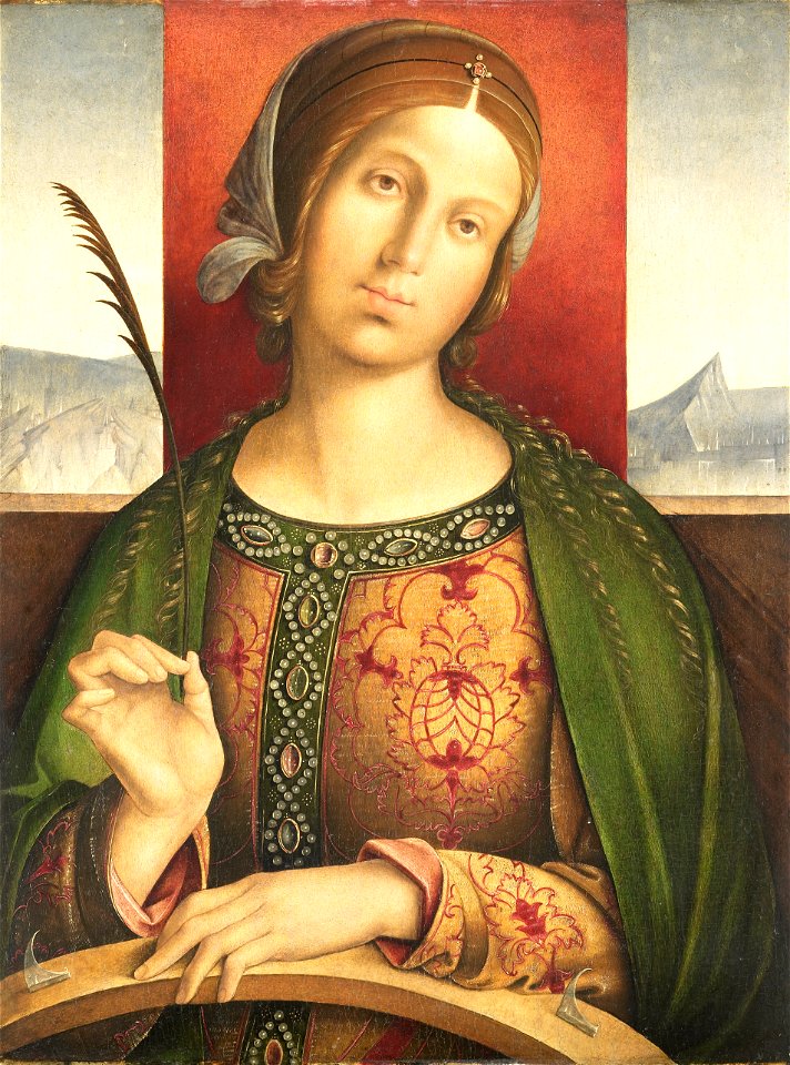 Francesco da Cotignola - De heilige Catharina van Alexandrië