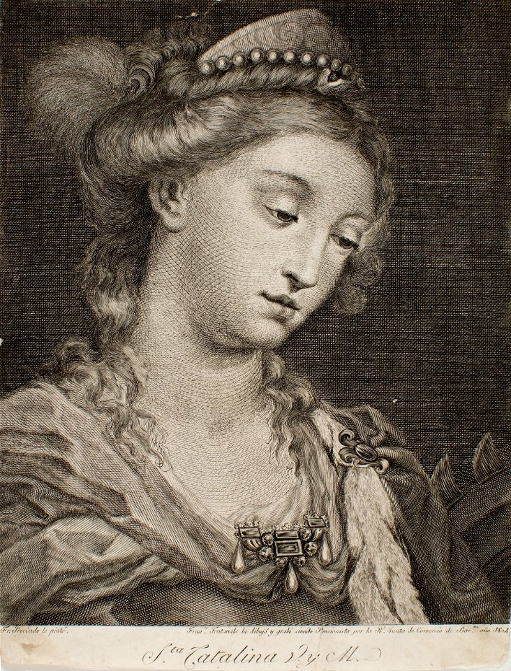 Francesc Fontanals - Saint Catherine of Alexandria - Google Art Project