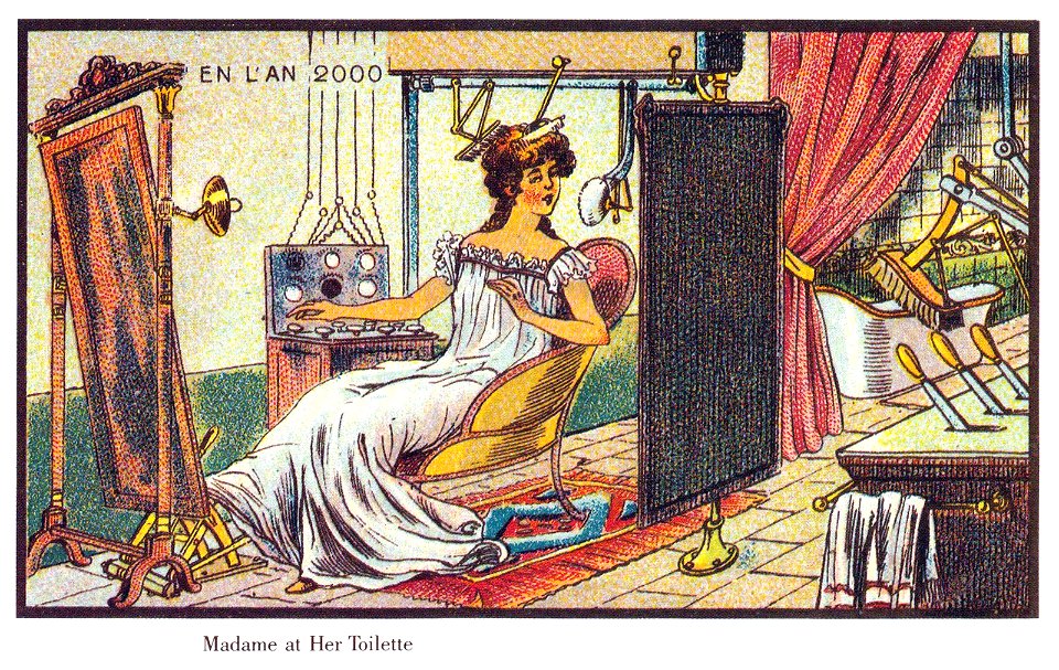 France in XXI Century. Toilette madame