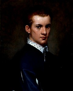 Francesco de' Rossi (called Francesco Salviati) - Portrait of a Young Man - BF.1982.8 - Museum of Fine Arts. Free illustration for personal and commercial use.
