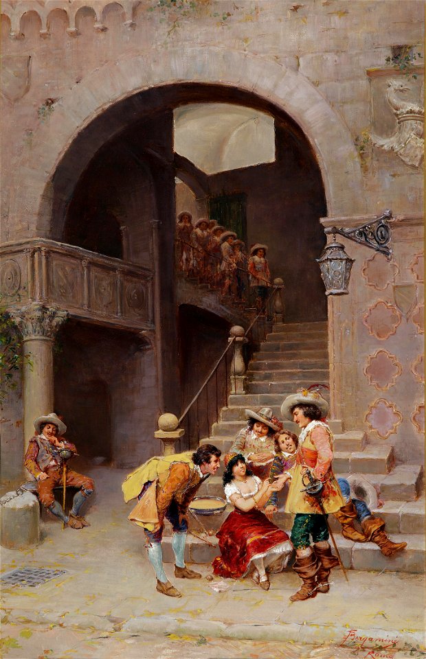 Francesco Bergamini Die Wahrsagerin