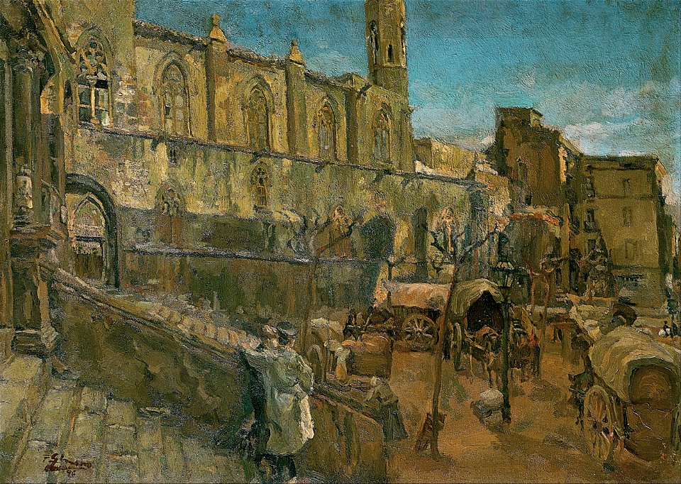 Francesc Gimeno - Plaza del Rey - Google Art Project