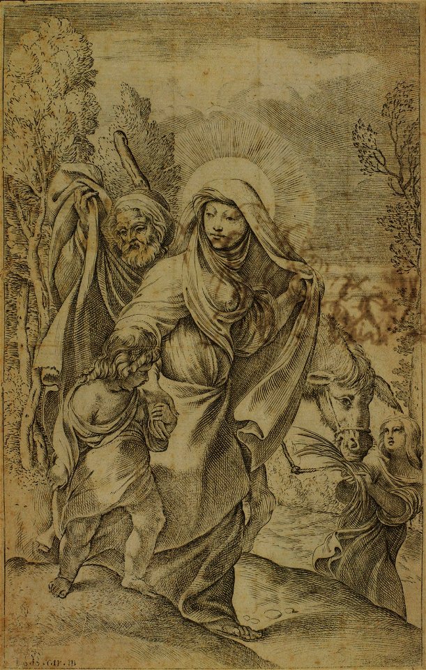 Francesco Brizio - A Virgem Santíssima voltando do Egito para Judeia