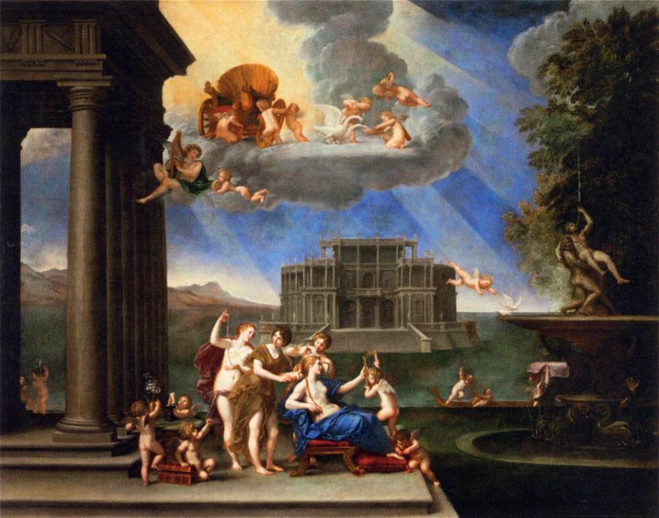 Francesco Albani - TOilet of Venus - WGA0112
