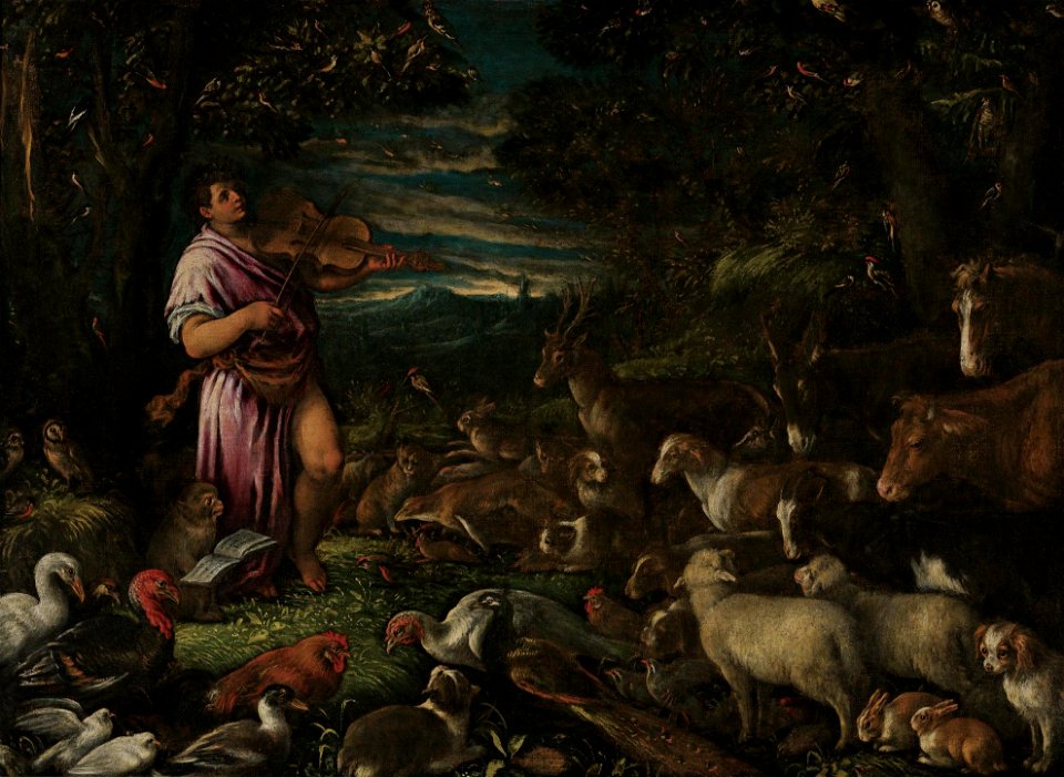 Francesco Bassano the Younger - Orpheus Charming the Animals - N08321-237-lr-1