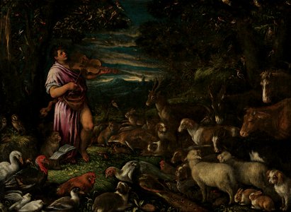 Francesco Bassano the Younger - Orpheus Charming the Animals - N08321-237-lr-1