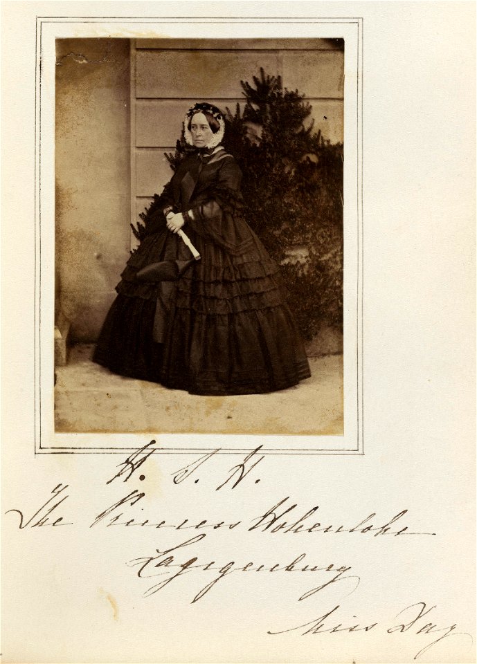 Frances Sally Day - Feodore, Princess Hohenlohe-Langenburg (c.1859)