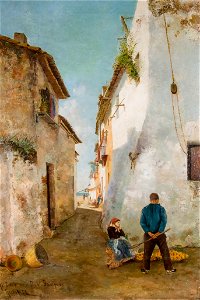 Francesc, J. Ricart - Calle de la playa de Vilanova i la Geltrú - BMVB156