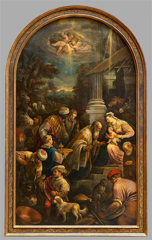Francesco da Ponte, gen. Francesco Bassano - Anbetung der Könige - GG 5801 - Kunsthistorisches Museum