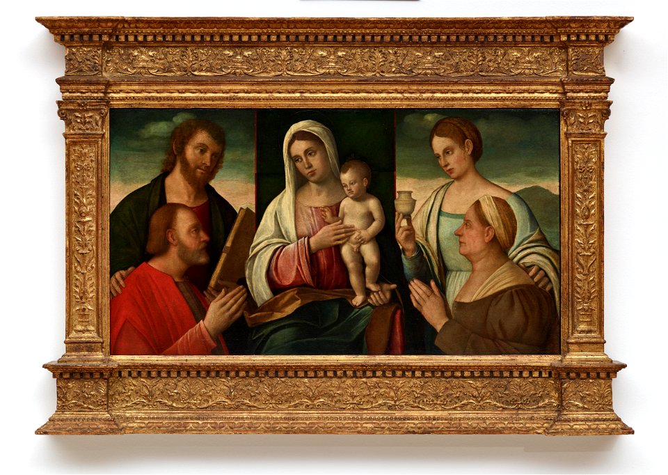 Francesco Bissolo - Madonna and Child with Saints and Donors - 1963.148 - Dallas Museum of Art