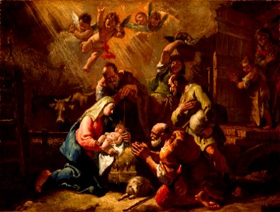 Francesco Fontebasso - The Adoration of the Shepherds - 73.1 - Museum of Fine Arts
