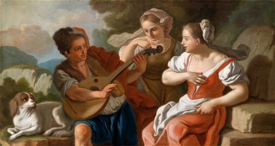 Francesco de Mura Der Lautenspieler