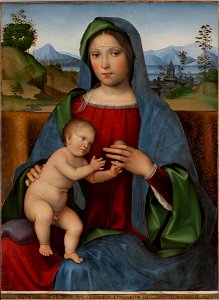 Francesco Francia - Virgin and Child, The Gambaro Madonna - 1959.15.10 - Yale University Art Gallery