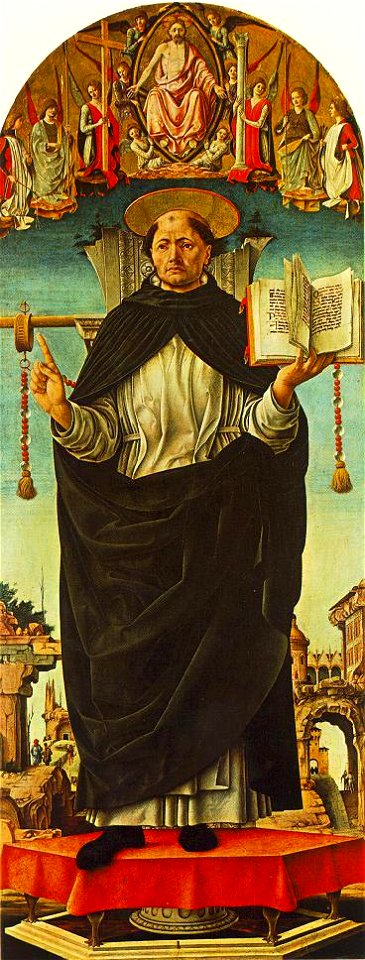 Francesco del Cossa - Griffoni Polyptych - St Vincent Ferrer - WGA05381