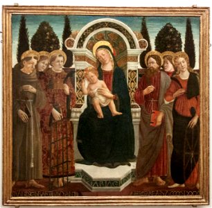 Francesco di Giovanni di Dominico, Madonna con Bambino, 2016-05-07. Free illustration for personal and commercial use.
