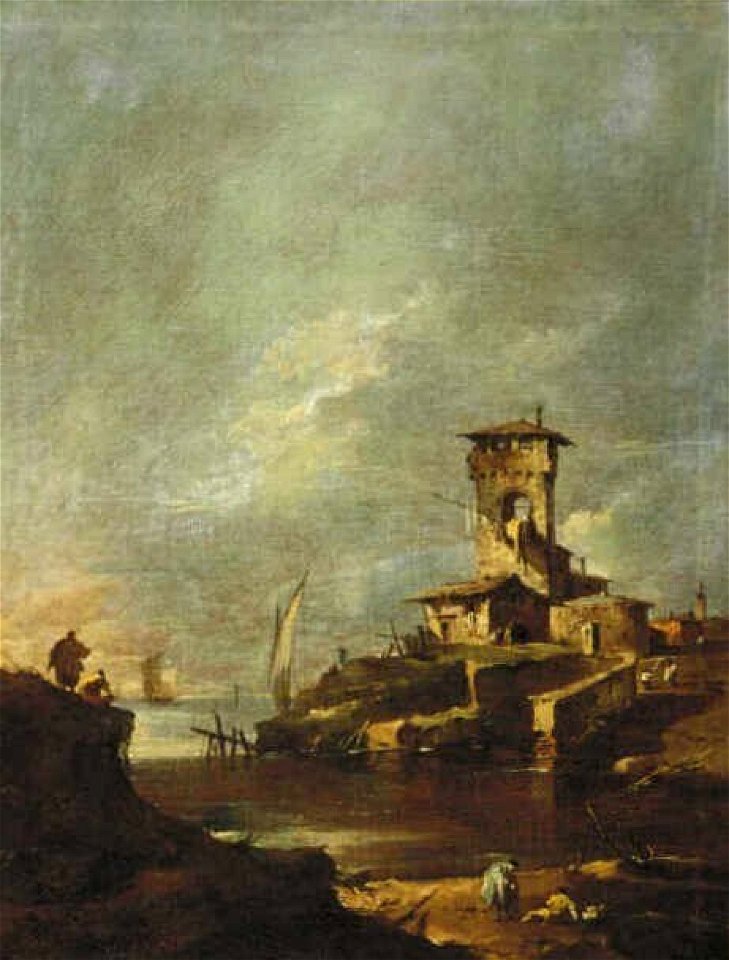 Francesco Guardi - Landschap-Capriccio - 2582 (OK) - Museum Boijmans Van Beuningen