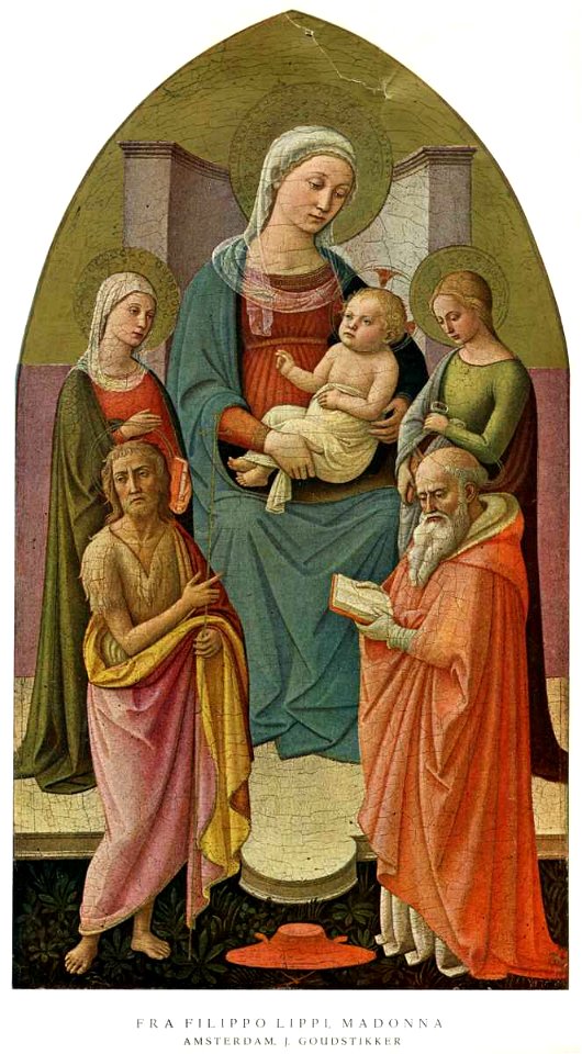 Francesco di Stefano - Madonna con Bambino in trono e santi, J. Goudstikker, Amsterdam