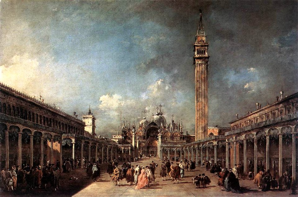 Francesco Guardi - Piazza di San Marco - WGA10864