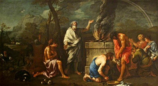 Francesco Fernandi (1679-1740) - The Sacrifice of Noah - 732123 - National Trust