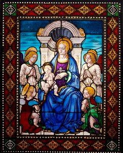 Francesco del Cossa Vetrata 1467 Chiesa di San Giovanni in Monte, Bologna