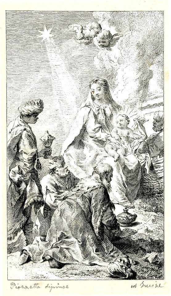Francesco Bartolozzi - The adoration of the Magi. 1756, 1943,0709.92